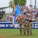 Fort Sill presents color guard at the softball WCWS