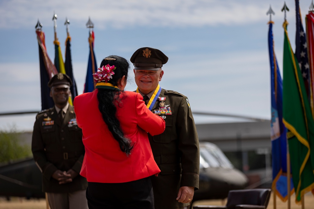 Washington state adjutant general relinquishes command, retires after 44 years of service