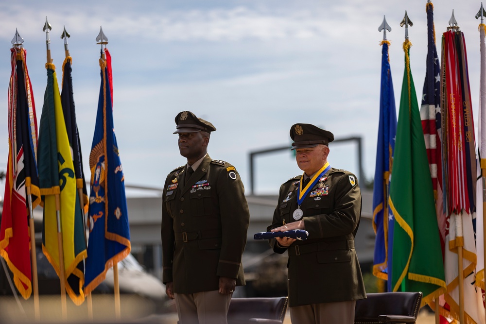 Washington state adjutant general relinquishes command, retires after 44 years of service