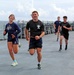 Midshipmen Participate in Group PT Aboard Mount Whitney