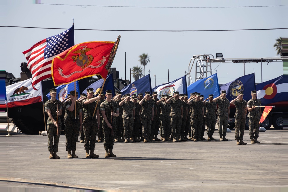 3rd AA Bn. holds change of command ceremony