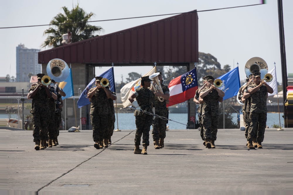 3rd AA Bn. holds change of command ceremony