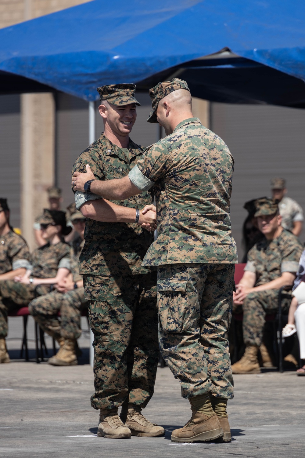 3rd AA Bn. holds change of command ceremony