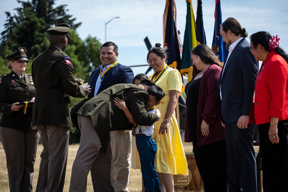 Washington state adjutant general relinquishes command, retires after 44 years of service