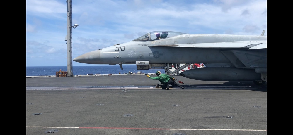 From Flight Deck to Recruiting Office: Aircraft-Carrier Sailor Inspires Navy Recruits in the Lone Star State