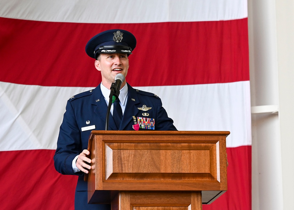 Welch receives command of 19th Operations Group