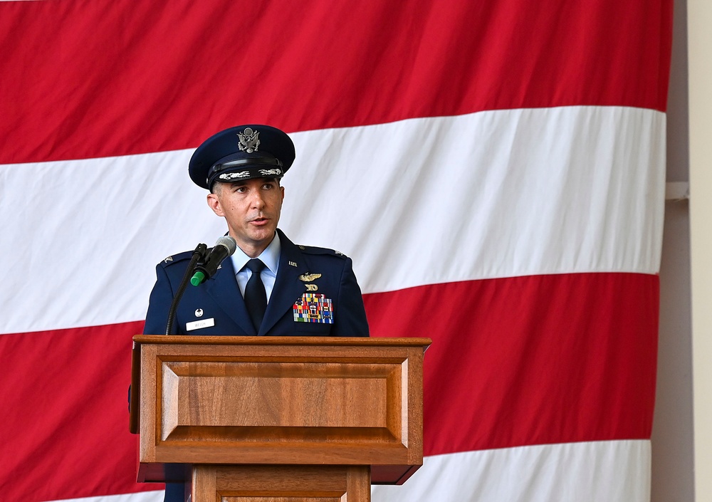 Welch receives command of 19th Operations Group