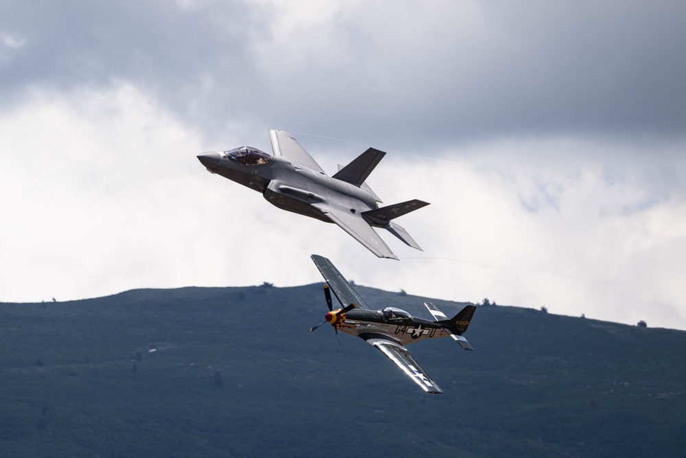 F-35A Demo Team at Warriors over the Wasatch Airshow 2024