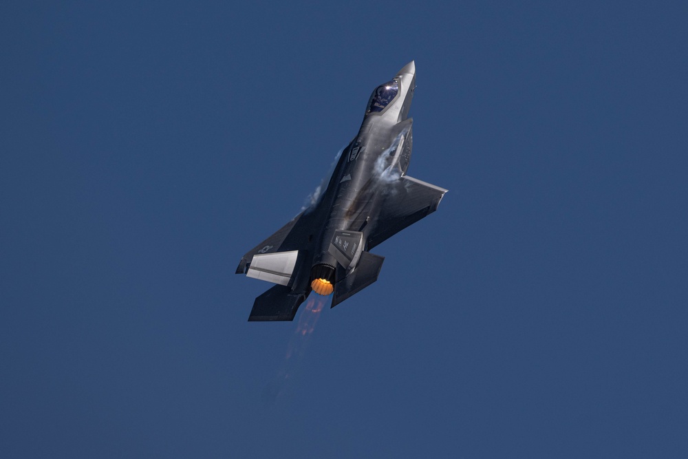 F-35A Demo Team at Warriors over the Wasatch Airshow 2024