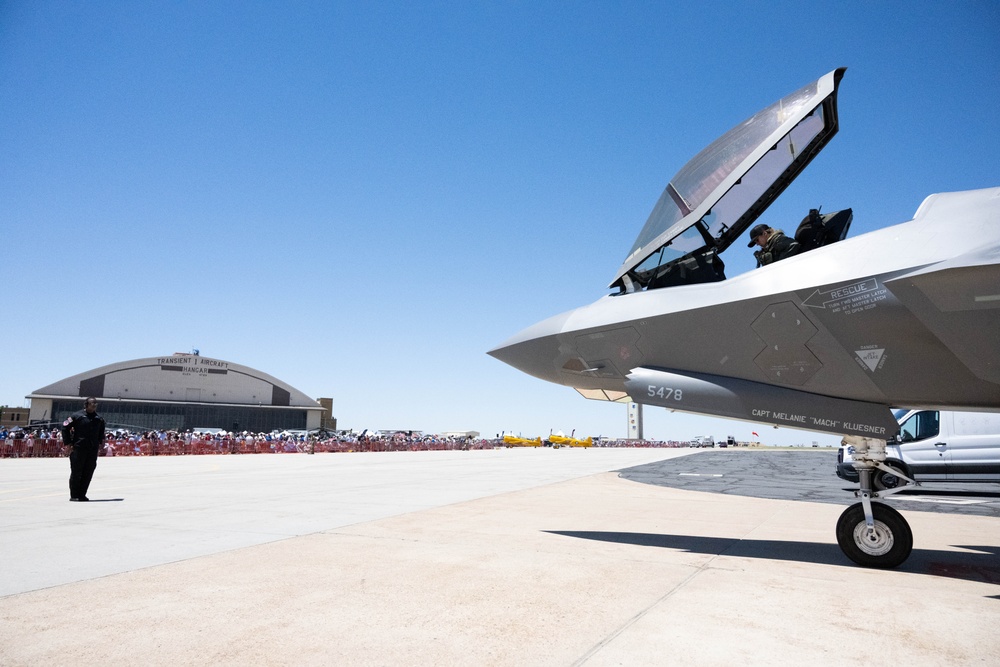 F-35A Demo Team at Warriors over the Wasatch Airshow 2024