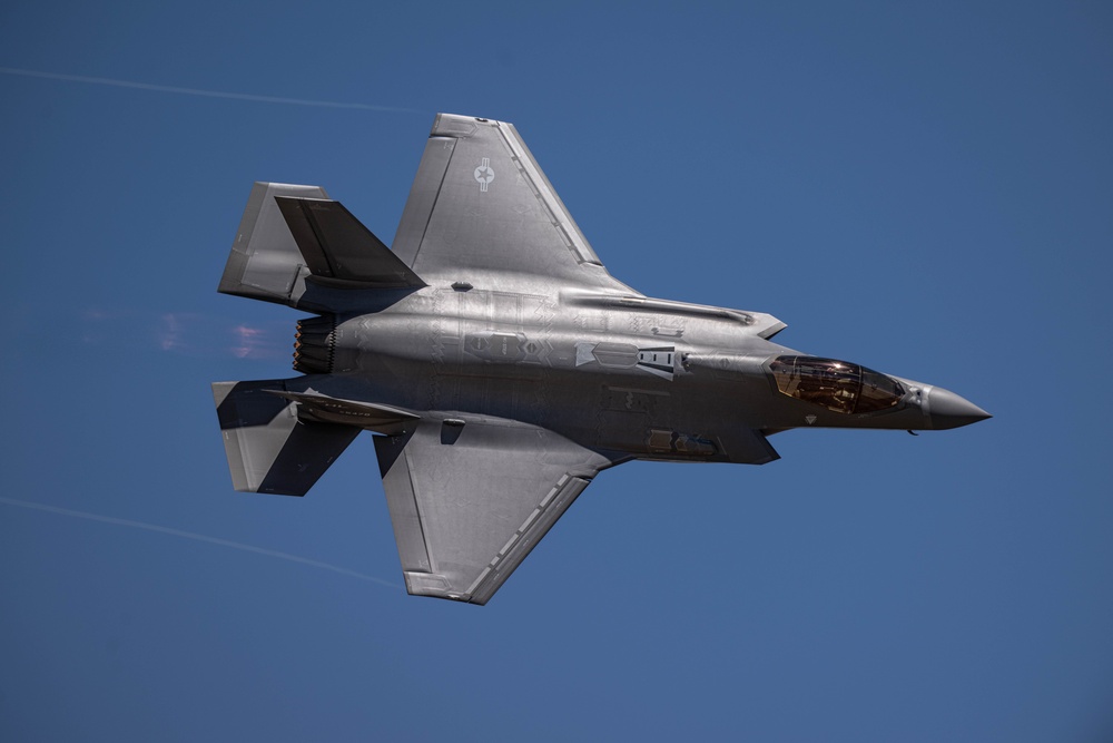 F-35A Demo Team at Warriors over the Wasatch Airshow 2024