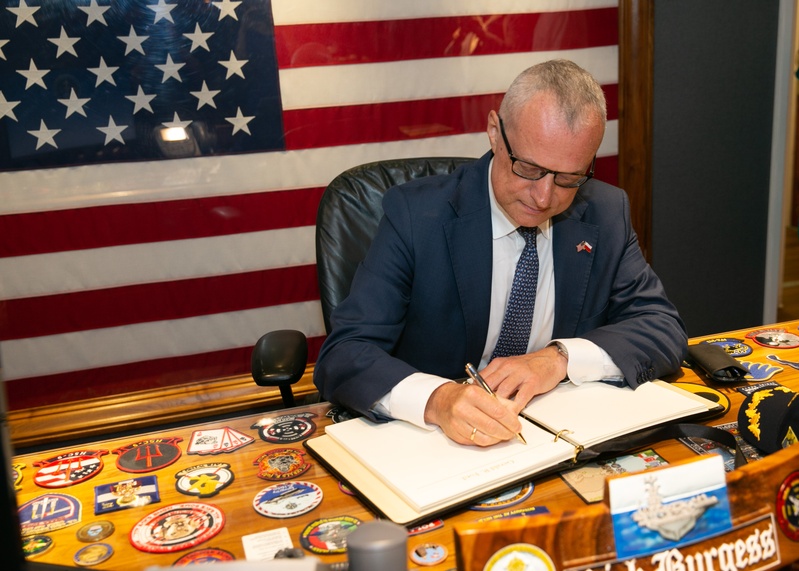 Polish Ambassador Visits USS Gerald R. Ford