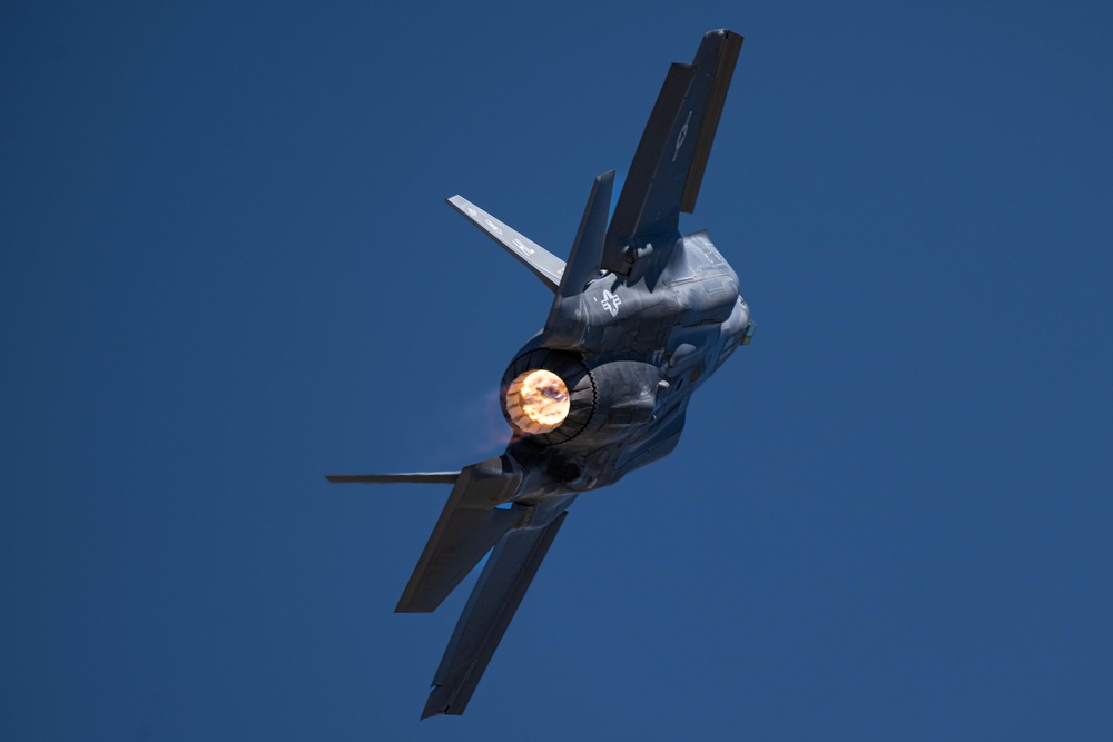 F-35A Demo Team at Warriors over the Wasatch Airshow 2024