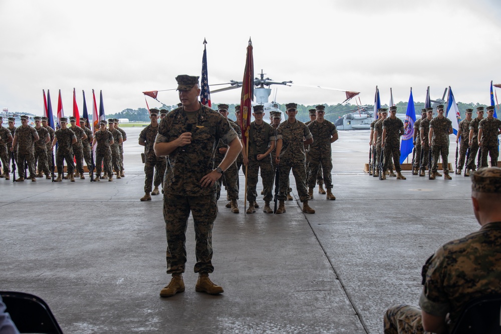 Marine Light Attack Helicopter Squadron 269 reactivation ceremony