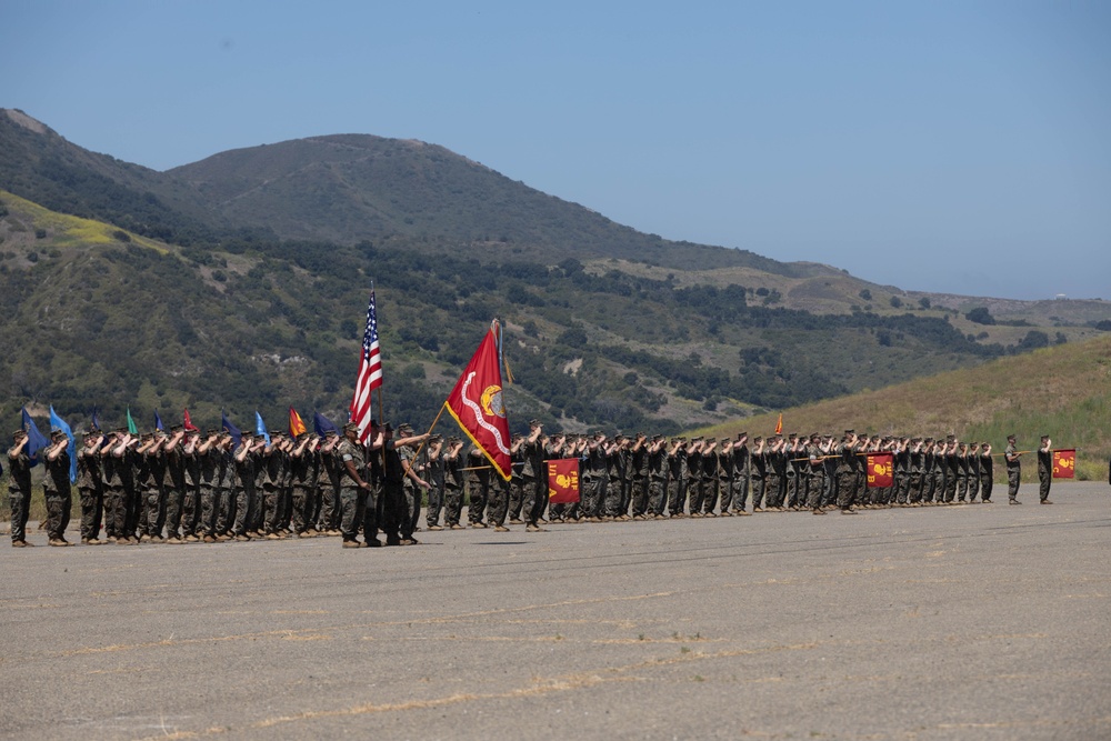 1st Bn., 1st Marines holds change of command ceremony