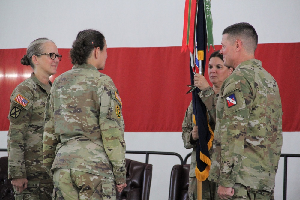 Maj. Gen. Link takes command of the 75th USARIC