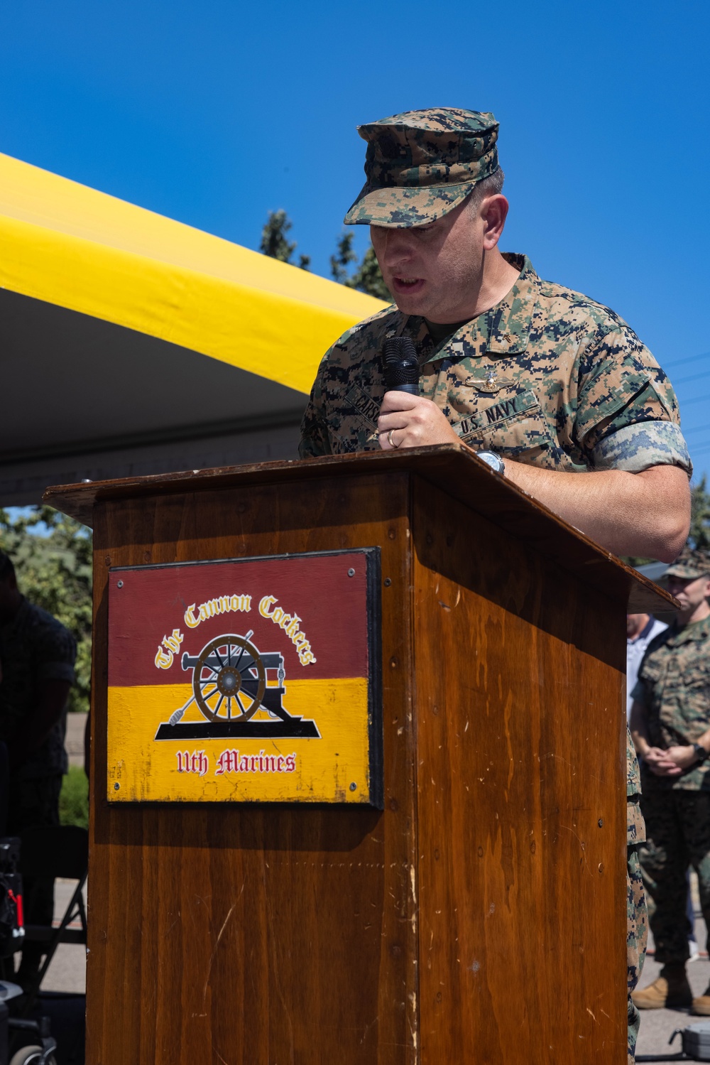 11th Marines holds change of command ceremony