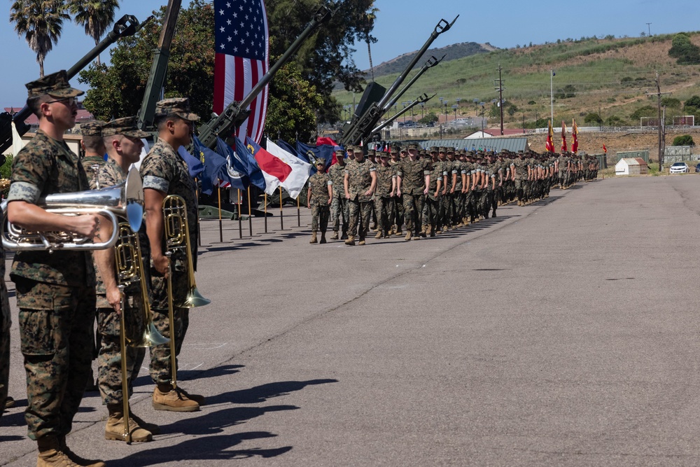 11th Marines holds change of command ceremony