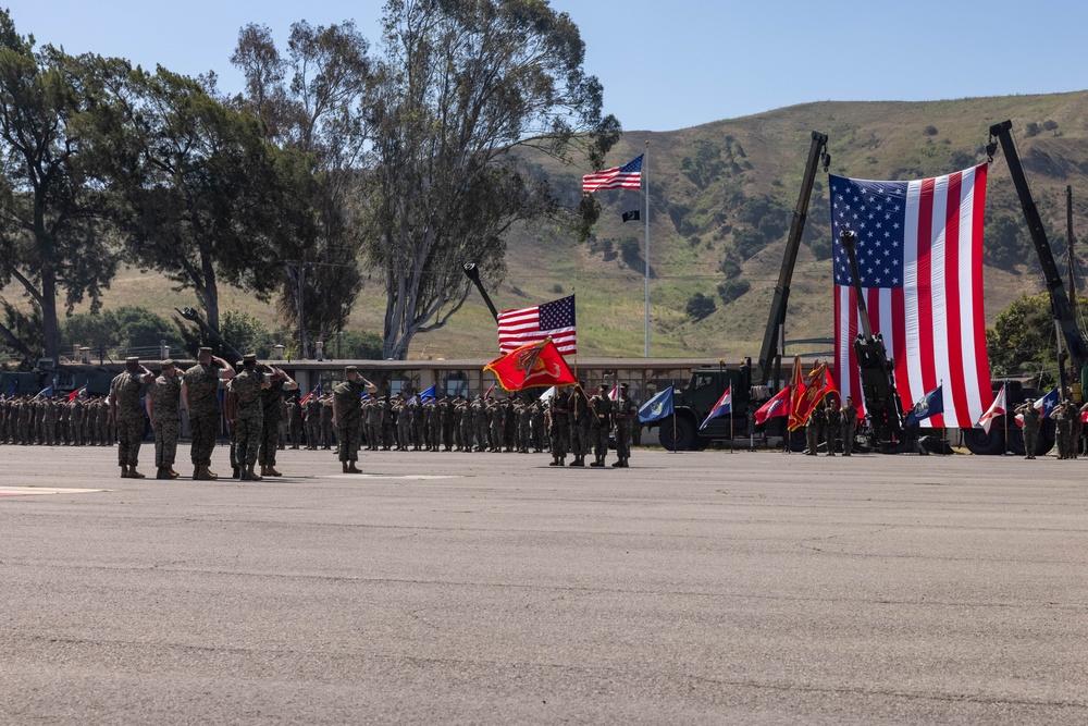 11th Marines holds change of command ceremony