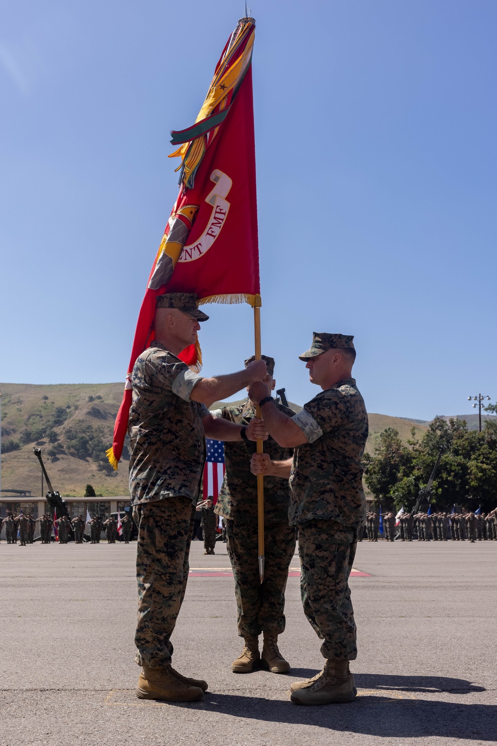 11th Marines holds change of command ceremony