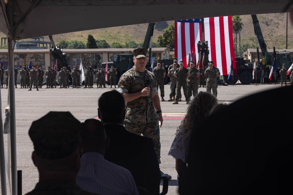 11th Marines holds change of command ceremony