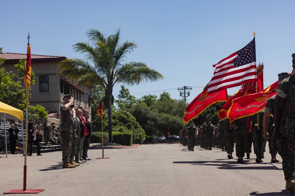 11th Marines holds change of command ceremony