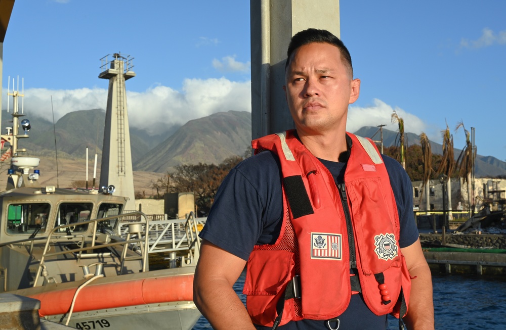 Faces from the field: Coast Guard members support Western Maui Wildfires Emergency Support Function #10 Unified Command