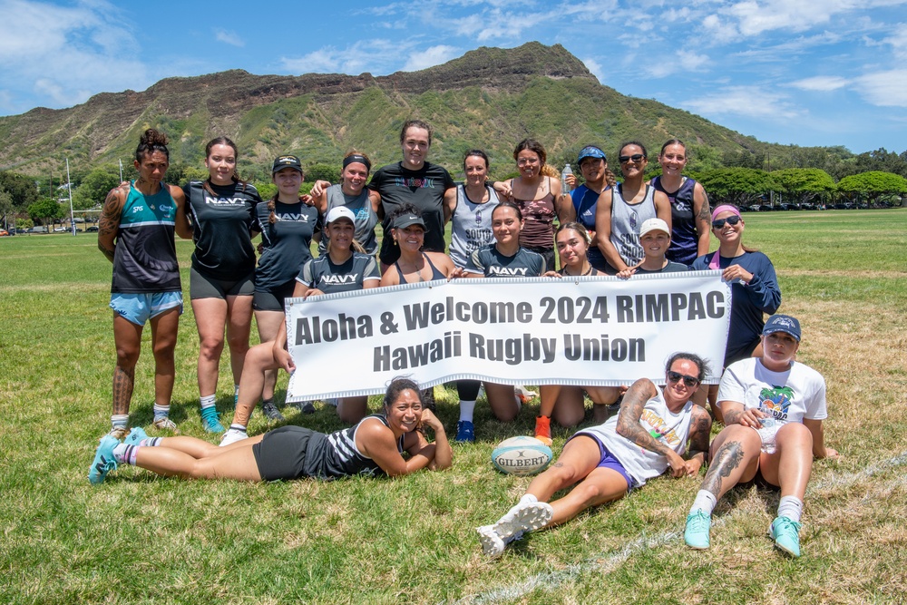 New Zealand vs Hawaii Women's Touch Rugby Game