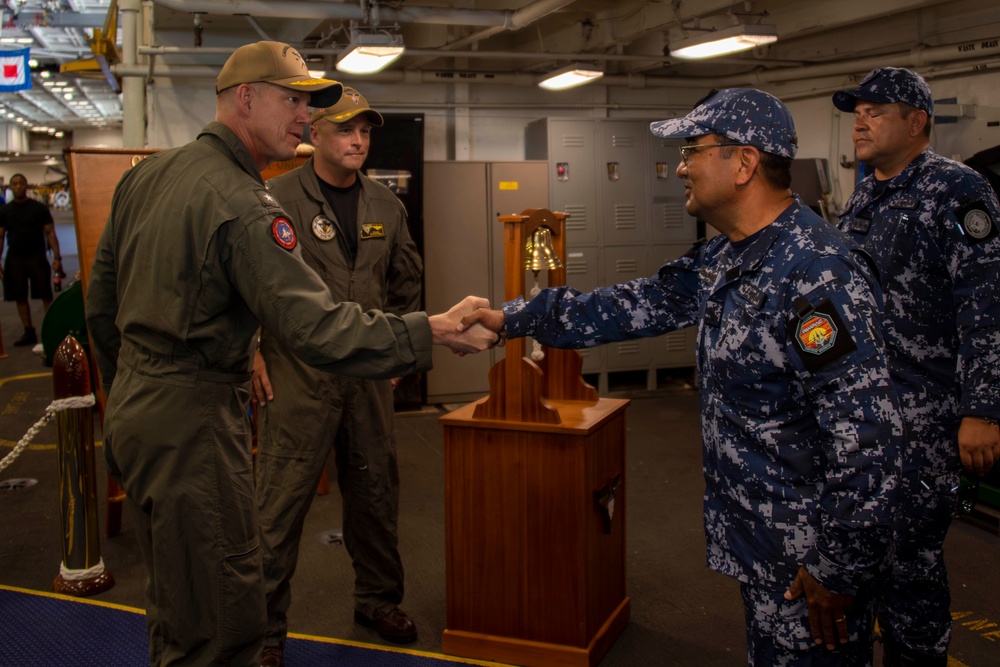 USS Carl Vinson hosts Mexican Navy Rear Adm. Cardenas at RIMPAC 2024