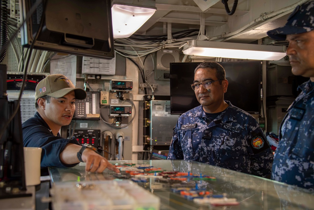 USS Carl Vinson hosts Mexican Navy Rear Adm. Cardenas at RIMPAC 2024