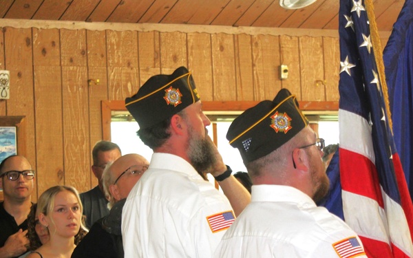 Fort McCoy dispatcher, Air Force veteran, receives Quilt of Valor in special ceremony