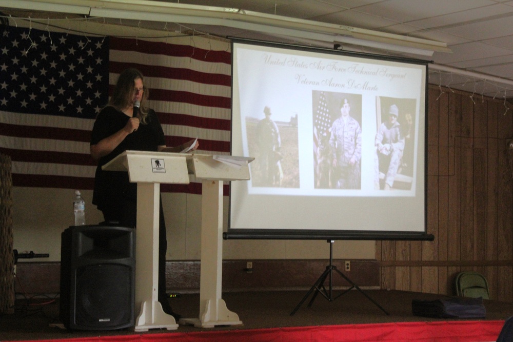 Fort McCoy dispatcher, Air Force veteran, receives Quilt of Valor in special ceremony