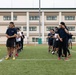 U.S. Marines and members of Japan Self Defense Force compete in a rugby match at Marine Corps Air Station Iwakuni