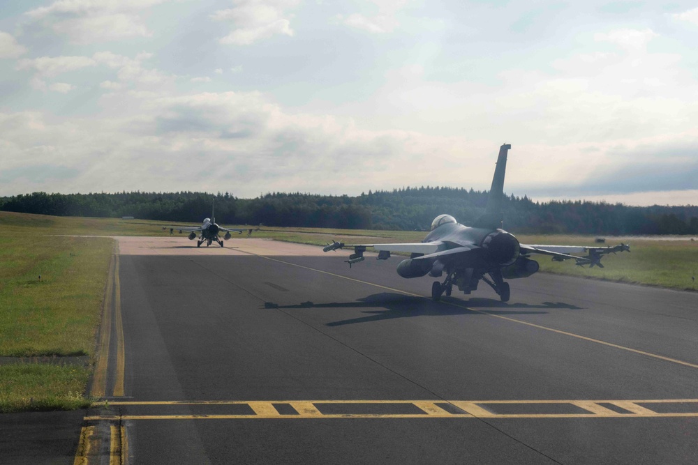 Maintaining Readiness: Spangdahlem conducts F-16 training