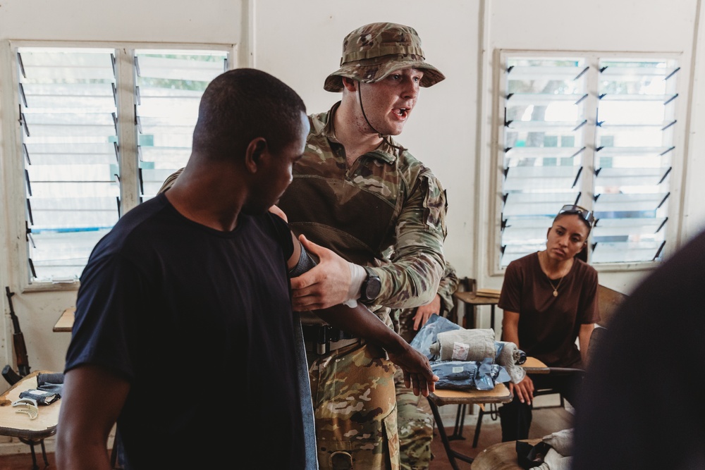 Task Force Paxton Medic Teaches Tactical Combat Casualty Care