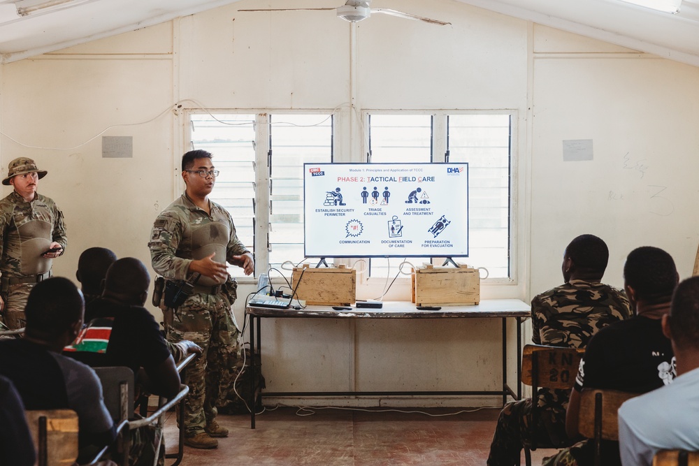 Task Force Paxton Medic Teaches Tactical Combat Casualty Care