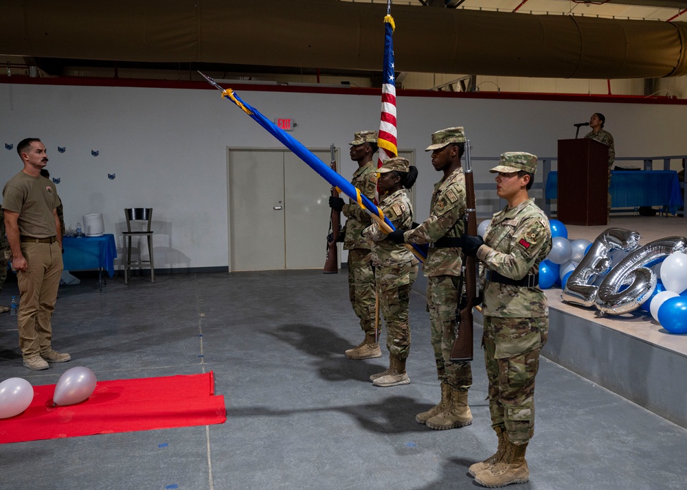 332 AEW holds Tech. Sgt. release party