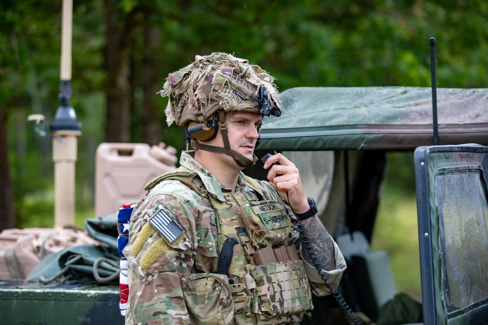 U.S. Soldiers Conduct Mortar Fire Mission