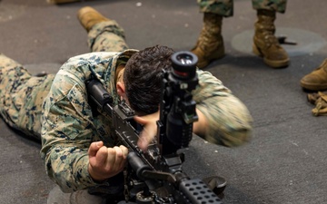 BLT 1/8, 24th MEU (SOC) Conducts M240B Machine Gun Period of Instruction