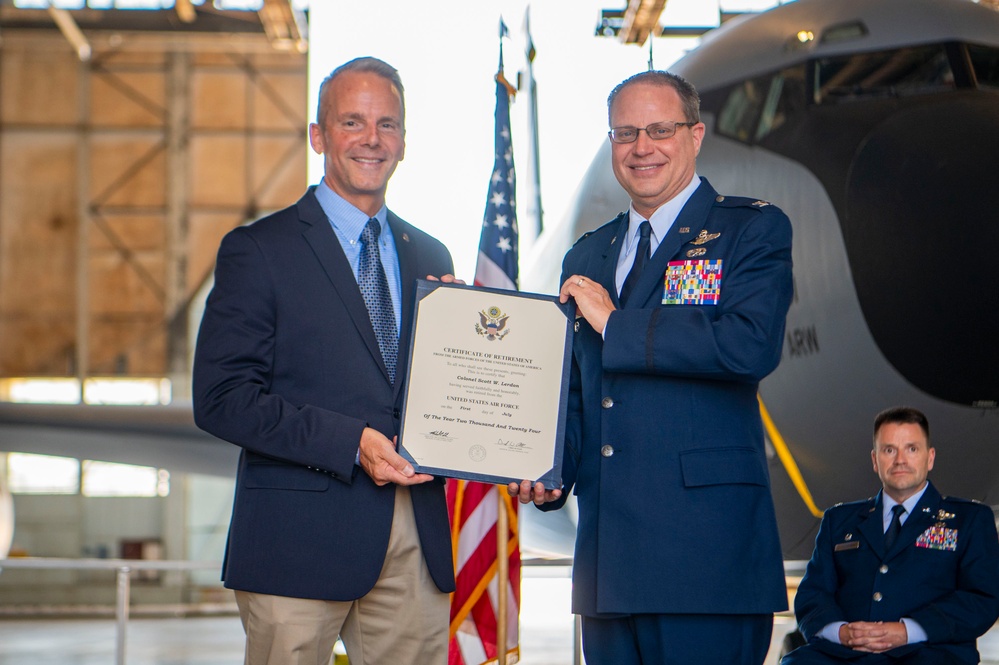 Col. Lerdon retires after 35 years of service