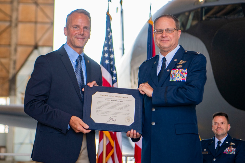 Col. Lerdon retires after 35 years of service