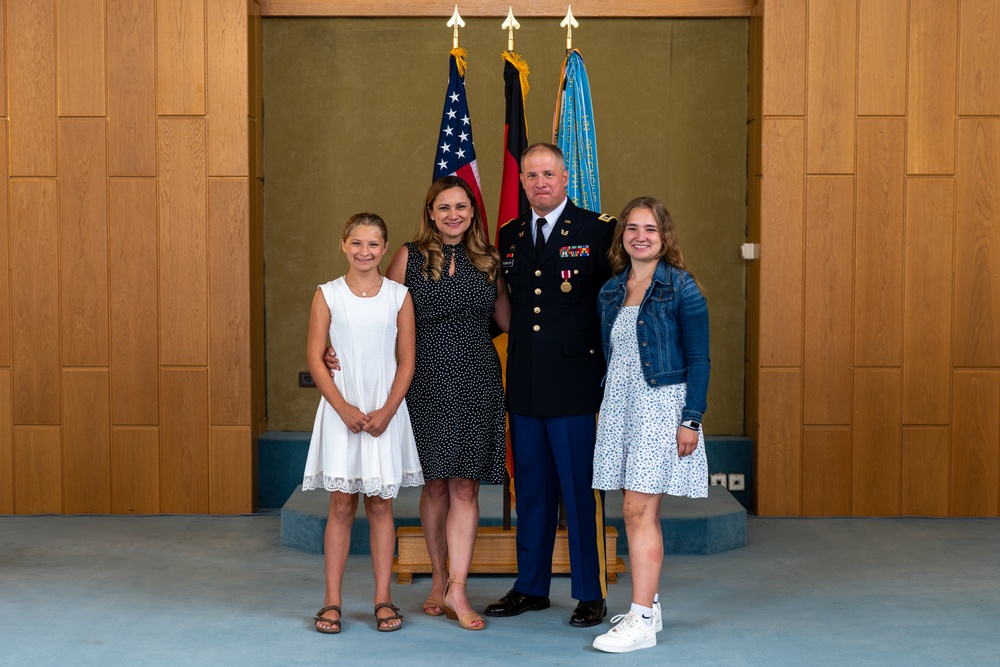 US Army Maj. Joshua Showalter promoted to Maj. in Sembach ceremony
