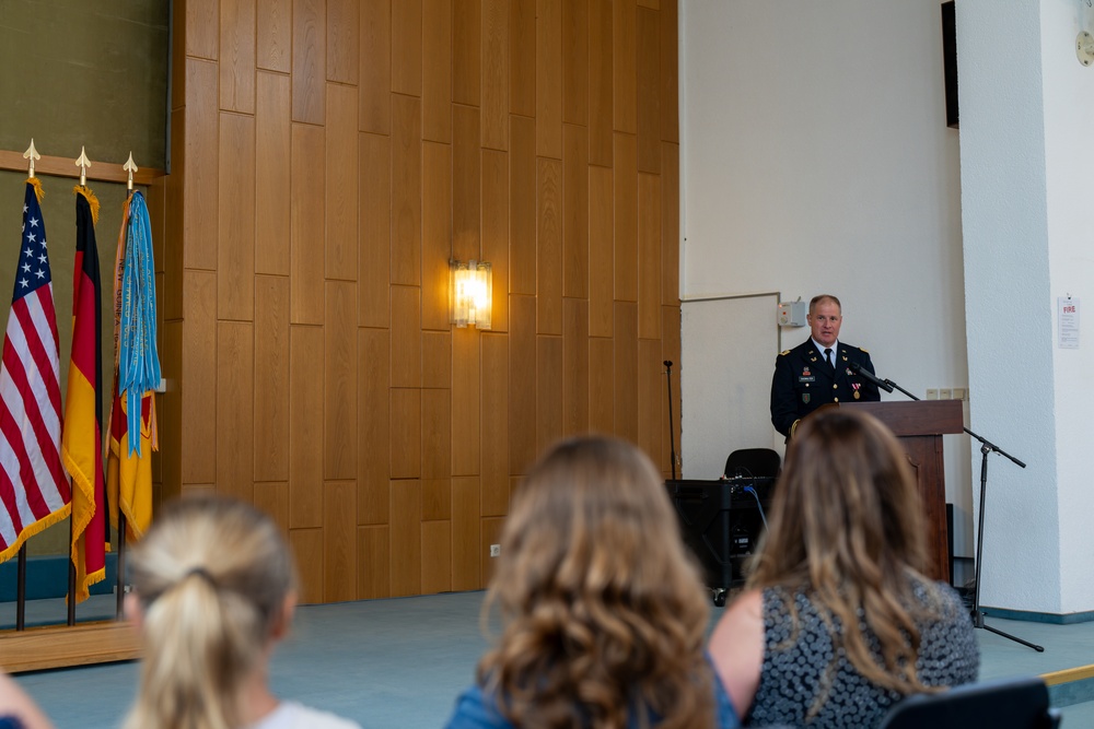 US Army Maj. Joshua Showalter promoted to Maj. in Sembach ceremony