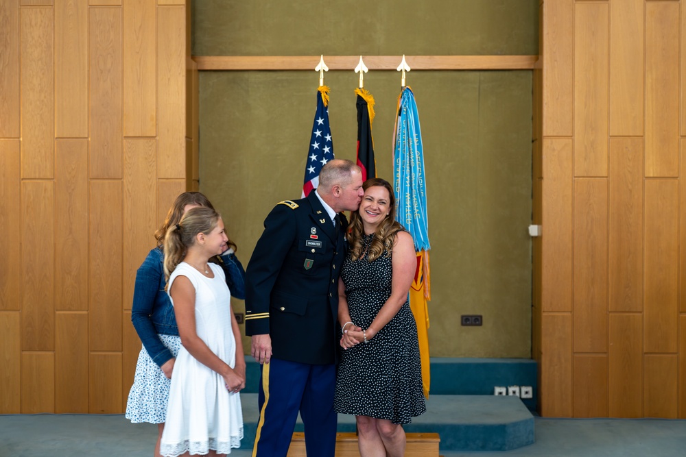 US Army Maj. Joshua Showalter promoted to Maj. in Sembach ceremony