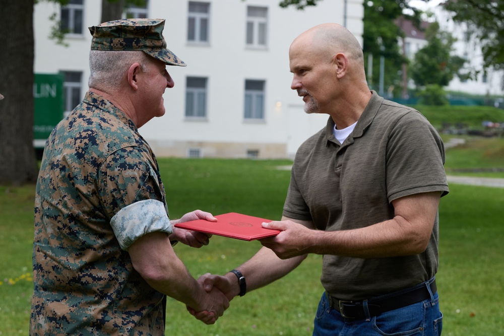 MARFOREUR/AF employee recognized as Civilian of the Quarter