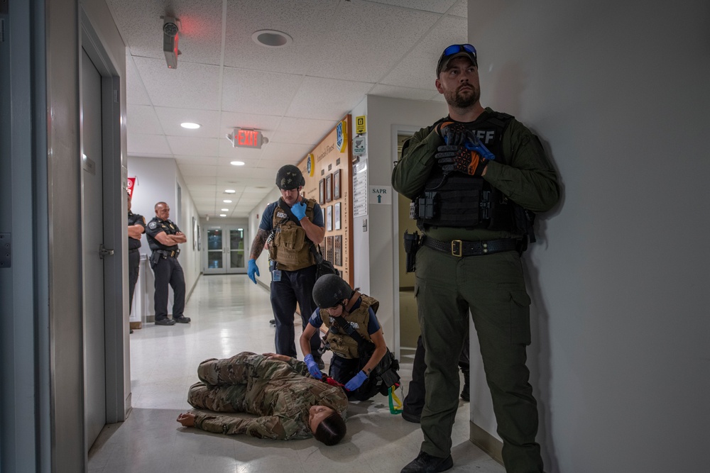 180FW Conducts Active Shooter Exercise