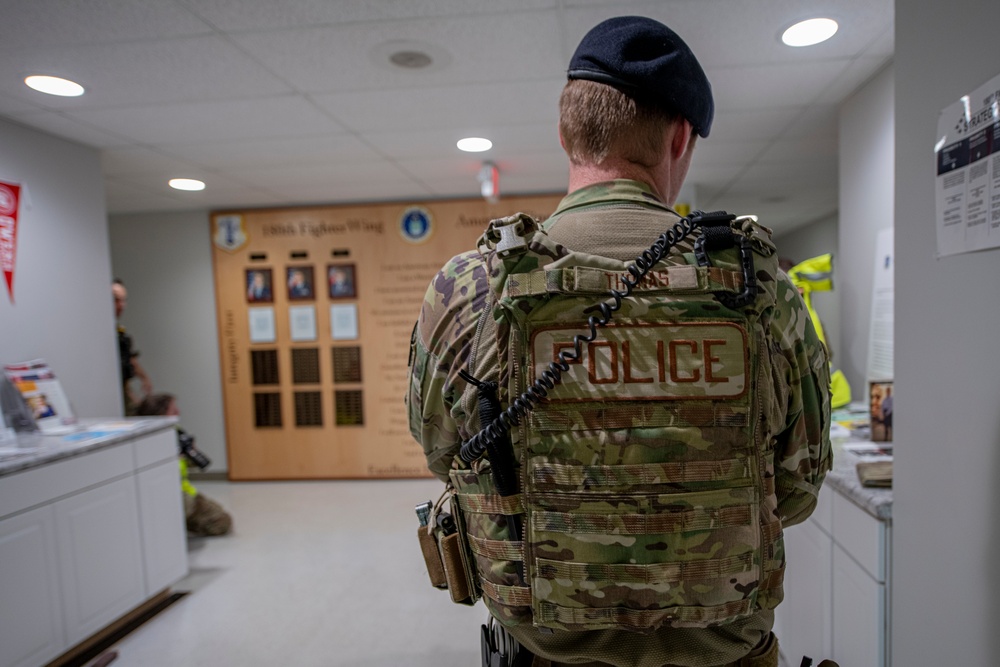 180FW Conducts Active Shooter Exercise