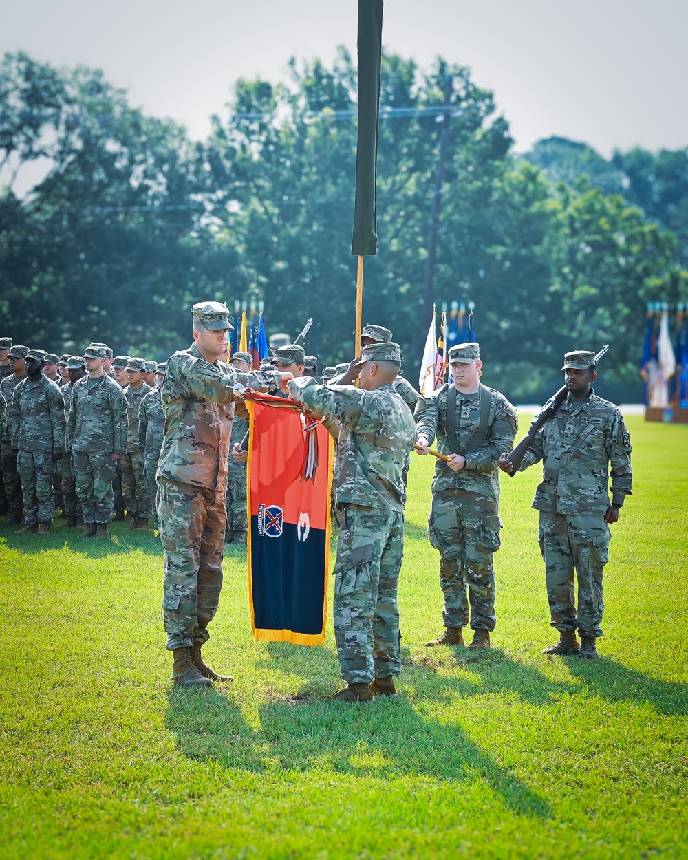 Casing of colors ceremony held with deployment imminent