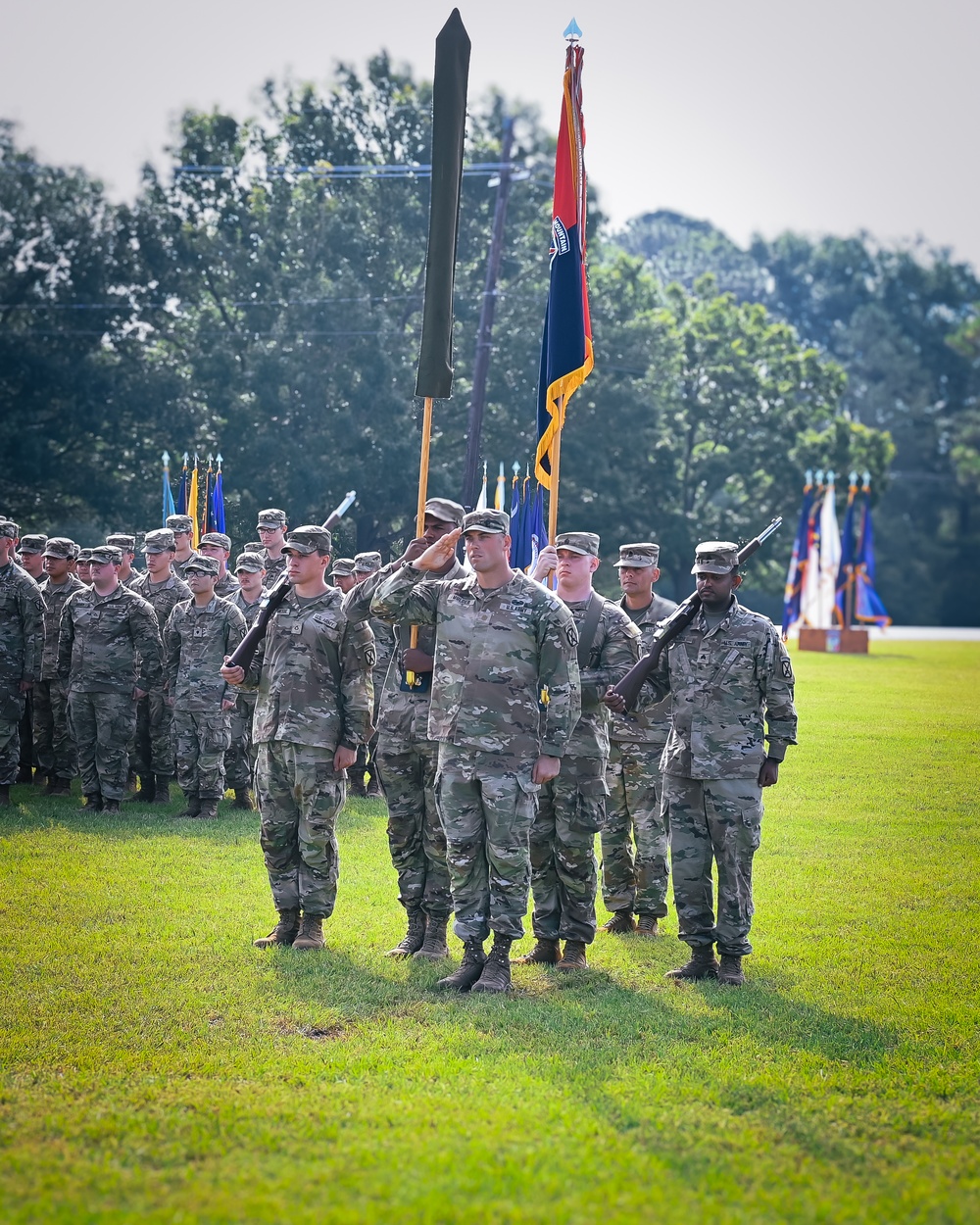 Casing of colors ceremony held with deployment imminent