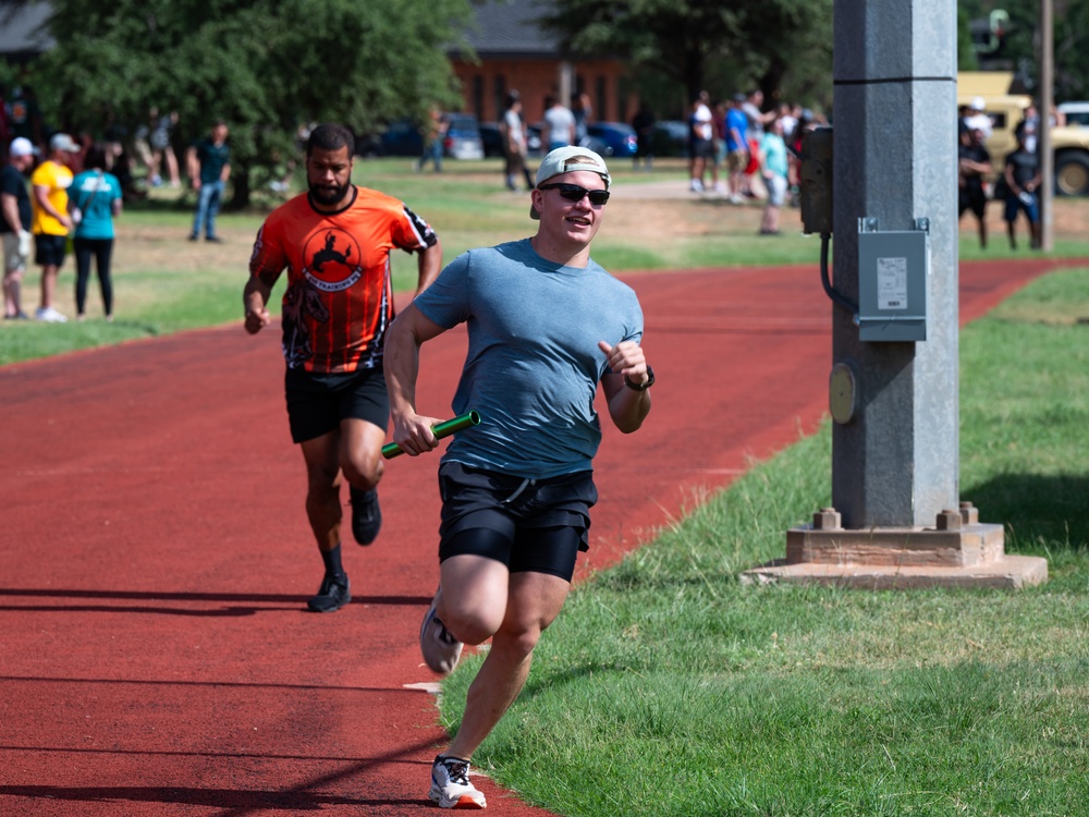 Sporting events and friendly competition at Team Dyess Field Day